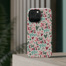 Load image into Gallery viewer, Jesus Loves You Magnetic Impact-Resistant Cases
