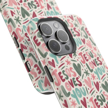 Load image into Gallery viewer, Jesus Loves You Magnetic Impact-Resistant Cases
