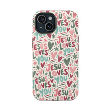 Load image into Gallery viewer, Jesus Loves You Magnetic Impact-Resistant Cases
