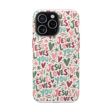 Load image into Gallery viewer, Jesus Loves You Magnetic Impact-Resistant Cases
