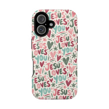 Load image into Gallery viewer, Jesus Loves You Magnetic Impact-Resistant Cases
