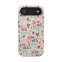 Load image into Gallery viewer, Jesus Loves You Magnetic Impact-Resistant Cases
