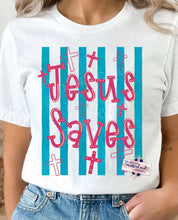 Load image into Gallery viewer, Jesus Saves DTF Transfer | Adult and Youth (325 HOT Peel)
