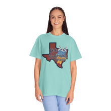 Load image into Gallery viewer, Life Is Like Bluebonnets Texas Watercolor Texas Comfort Colors T-shirt Unisex Tee, Flood Relief Fundraising Shirt, Donations, Texas Support Apparel, Unisex Tee
