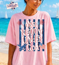 Load image into Gallery viewer, One Nation Under God Stripes DTF Transfer | Adult and Youth (325 HOT Peel)
