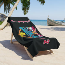 Load image into Gallery viewer, Personalized Ice Cream Drip Softball Beach Towel, Summer Accessory, Gift for Softball Player, Baseball Mom, Sports Towel, Poolside Towel

