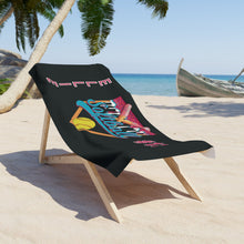 Load image into Gallery viewer, Personalized Ice Cream Drip Softball Beach Towel, Summer Accessory, Gift for Softball Player, Baseball Mom, Sports Towel, Poolside Towel

