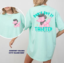 Load image into Gallery viewer, PO SHIPS 4/30 Clear Film Screen Print Transfer | Don&#39;t Get It Twisted Cowboy (325 HOT Peel)
