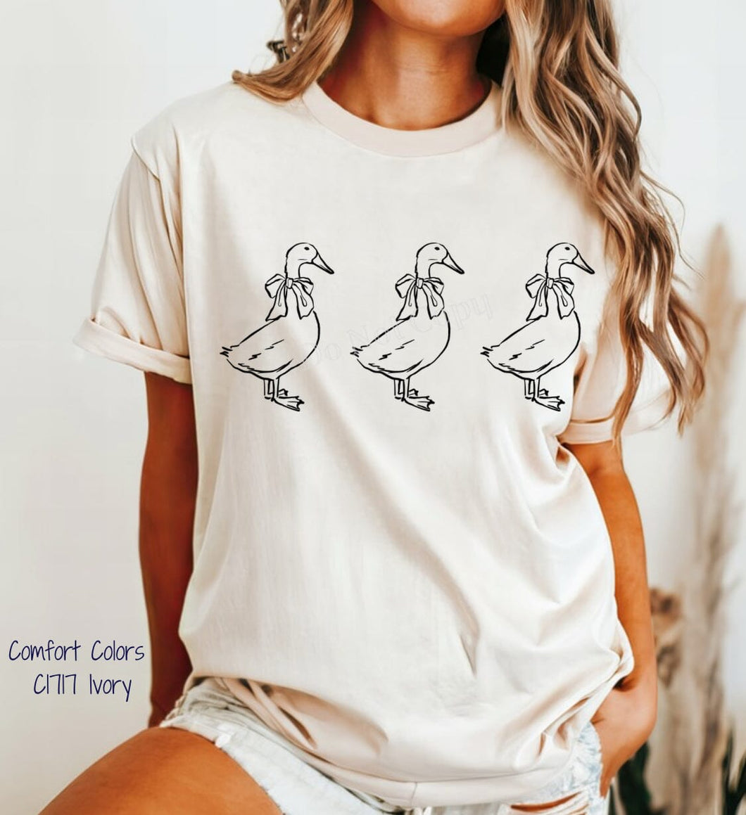 PO SHIPS 4/30 Screen Print Transfer | Coquette Goose (325 Hot Peel)