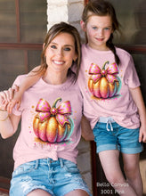 Load image into Gallery viewer, PO SHIPS 9/11 Clear Film DTF Transfer | Pink Glitter Pumpkin Adult| Youth (325 HOT Peel)
