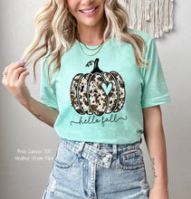 Load image into Gallery viewer, PO SHIPS 9/4 Clear Film DTF Transfer | Cowhide Boho Pumpkin (325 HOT Peel)
