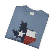 Load image into Gallery viewer, Pray For Texas Watercolor Texas Comfort Colors T-shirt Unisex Tee, Flood Relief Fundraising Shirt, Donations, Texas Support Apparel, Unisex Tee
