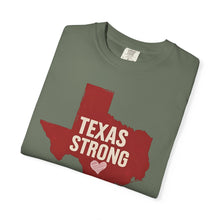 Load image into Gallery viewer, Red Texas Strong Comfort Colors T-shirt Unisex Tee, Flood Relief Fundraising Shirt, Donations, Texas Support Apparel, Unisex Tee
