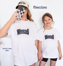Load image into Gallery viewer, Rhinestone Warrior Comfort Color Tee
