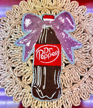 Load image into Gallery viewer, RTS 11” Bottled Drink Sequin Chenille Iron On Patch
