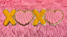 Load image into Gallery viewer, RTS 11” XOXO Churro and Concha Chenille Iron On Patch
