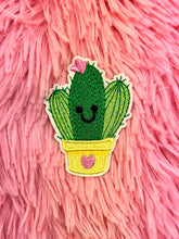 Load image into Gallery viewer, RTS 2&quot; Cactus Chenille Iron On Patch
