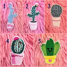 Load image into Gallery viewer, RTS 2&quot; Cactus Chenille Iron On Patch
