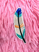 Load image into Gallery viewer, RTS 2&quot; Feather Chenille Iron On Patch
