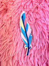 Load image into Gallery viewer, RTS 2&quot; Feather Chenille Iron On Patch
