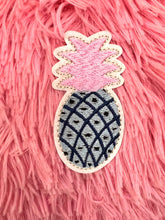 Load image into Gallery viewer, RTS 2&quot; Pineapple Chenille Iron On Patch
