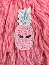 Load image into Gallery viewer, RTS 2&quot; Pineapple Chenille Iron On Patch
