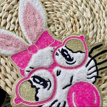 Load image into Gallery viewer, RTS Bunny Bubble Sequin 8.25x11&quot; Easter Chenille Iron On Patch
