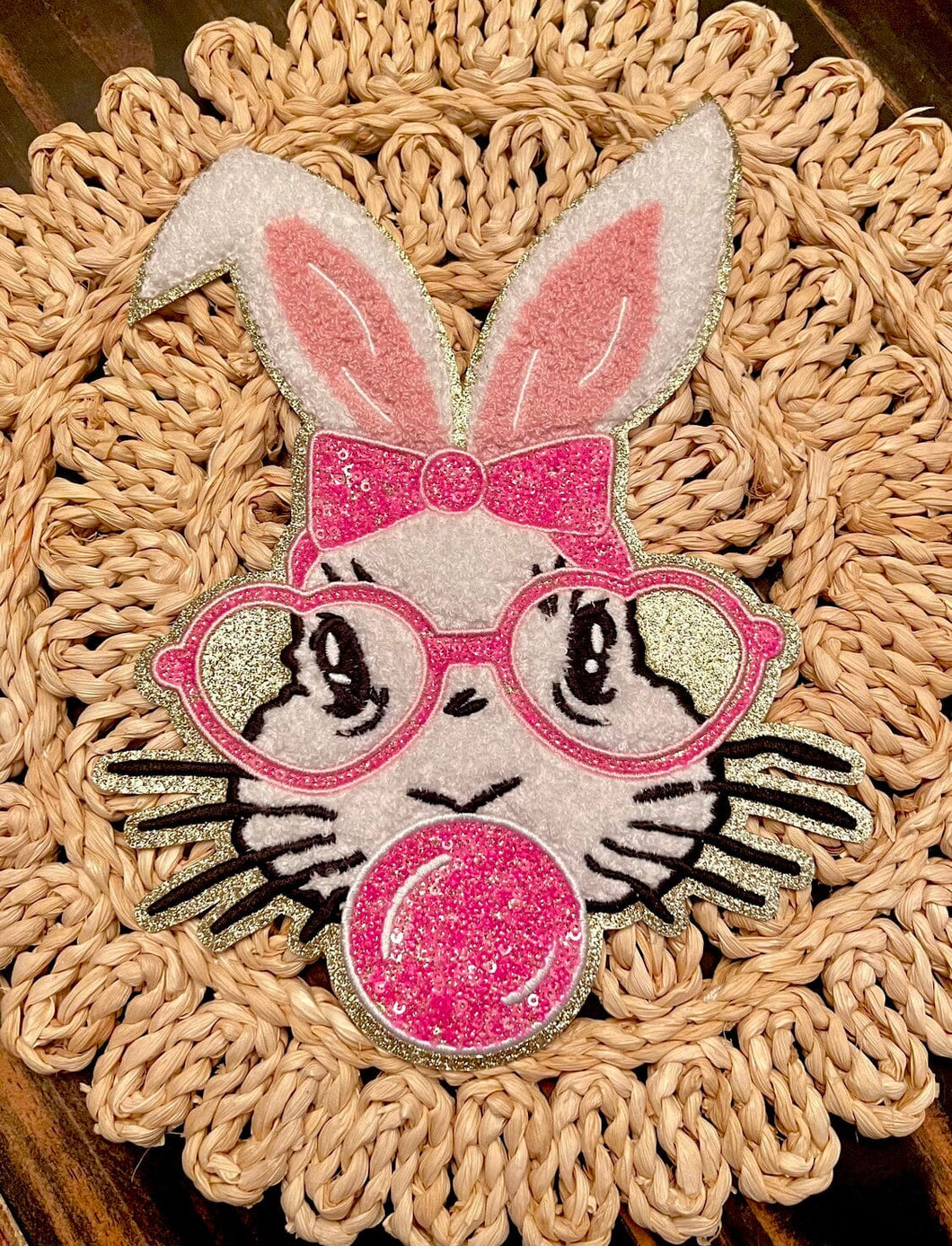 RTS Bunny Bubble Sequin 8.25x11