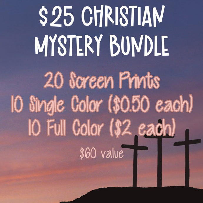 RTS Christian Mystery Screen Print Transfer Bundle