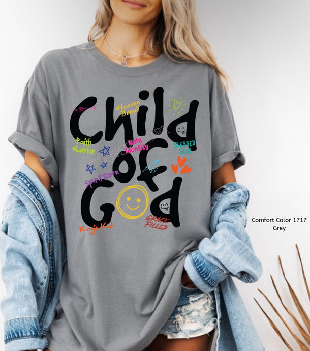 RTS Clear Film DTF Transfer | Child of God (325 HOT Peel)