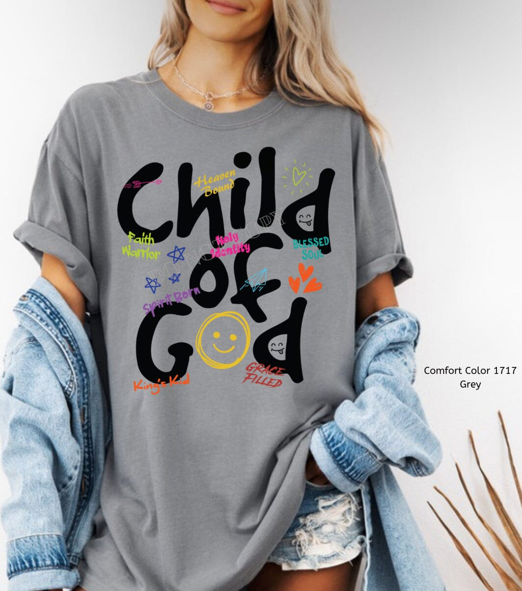 RTS Clear Film DTF Transfer | Child of God (325 HOT Peel)