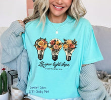 Load image into Gallery viewer, RTS Clear Film DTF Transfer | Let Your Light Shine Boho (325 HOT Peel)
