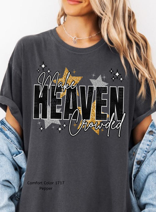 RTS Clear Film DTF Transfer | Make Heaven Crowded Glitter Crocodile (325 HOT Peel)
