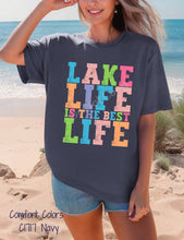 Load image into Gallery viewer, RTS Clear Film Screen Print Transfer | Lake Life Is The Best Life (325 HOT Peel)
