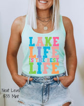 Load image into Gallery viewer, RTS Clear Film Screen Print Transfer | Lake Life Is The Best Life (325 HOT Peel)
