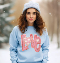 Load image into Gallery viewer, RTS Crochet Love Valentine Doodle DTF Transfer | Adult Youth (325 HOT Peel)
