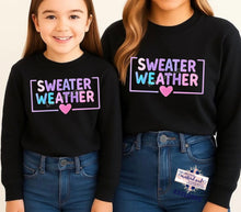 Load image into Gallery viewer, RTS Crochet Sweater Weather DTF Transfer | Adult Youth (325 HOT Peel)
