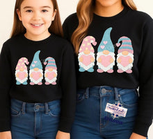 Load image into Gallery viewer, RTS Crochet Valentine Gnomes DTF Transfer | Adult Youth (325 HOT Peel)
