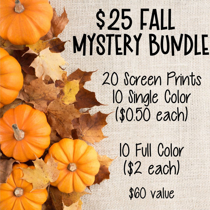 RTS Fall Mystery Screen Print Transfer Bundle