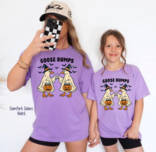 Load image into Gallery viewer, RTS Goose Bumps Clear Film DTF Transfer | Adult Youth (325 HOT Peel)
