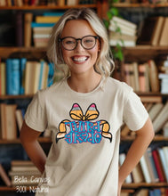 Load image into Gallery viewer, RTS Grade Level Back to School Pencil Bow DTF Transfer (325 HOT PEEL)
