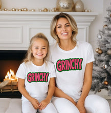 Load image into Gallery viewer, RTS Grinchy Crochet Yarn Clear Film DTF Transfer | Adult Youth (325 HOT Peel)
