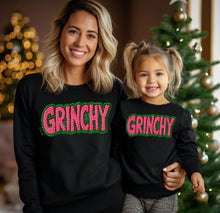 Load image into Gallery viewer, RTS Grinchy Crochet Yarn Clear Film DTF Transfer | Adult Youth (325 HOT Peel)
