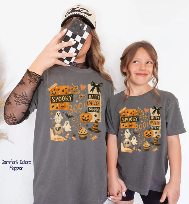 RTS Halloween Things Clear Film DTF Transfer | Adult and Youth (325 HOT Peel)