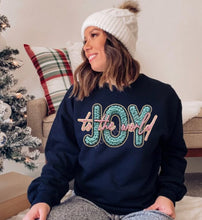 Load image into Gallery viewer, RTS Joy To The World Crochet Yarn Clear Film DTF Transfer (325 HOT Peel)
