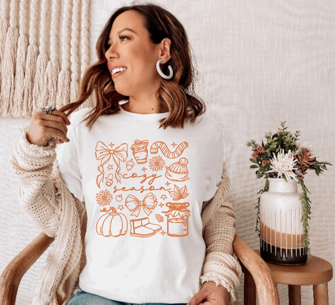RTS Screen Print Transfer | Cozy Season Orange (325 Hot Peel) – The ...