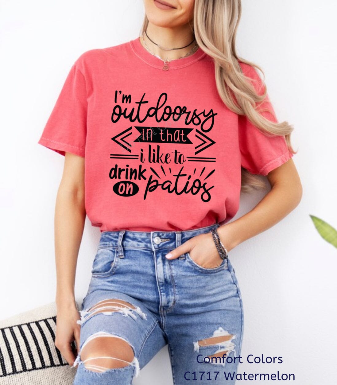 RTS Screen Print Transfer | I’m Outdoorsy Drink on Patios (325 Hot Pee ...