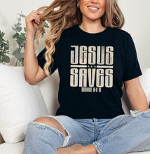 Load image into Gallery viewer, RTS Screen Print Transfer | Jesus Saves BEIGE (325 Hot Peel)
