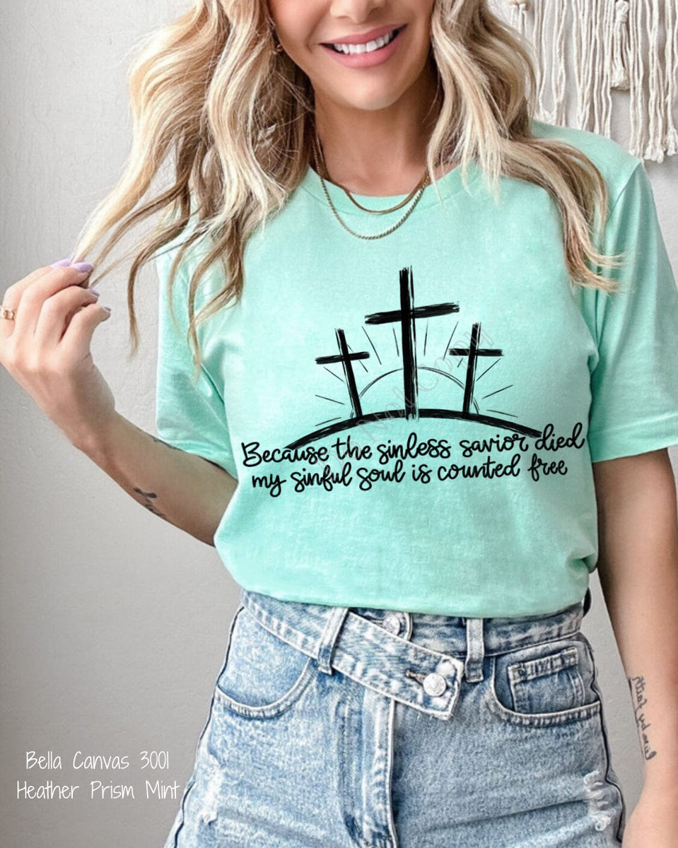RTS Screen Print Transfer | Sinless Savior (325 Hot Peel) – The ...