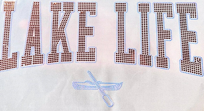 RTS Spangle Transfer | Lake Life Copper and Baby Blue (325 WARM)